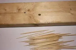 Fill the Hole with Wooden Toothpicks
