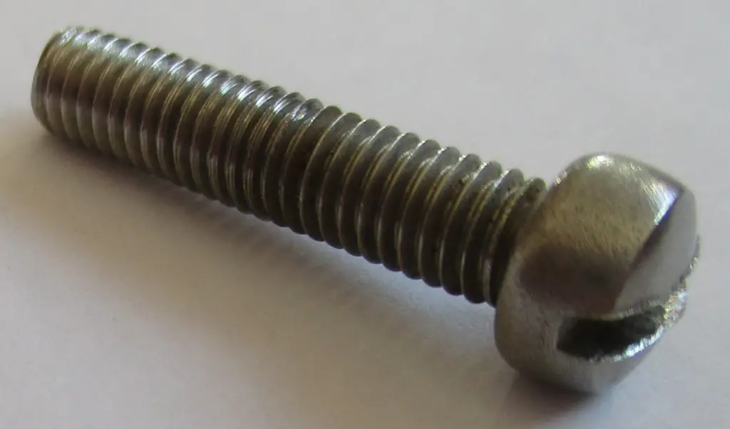 Specifications for 4–40 Screws