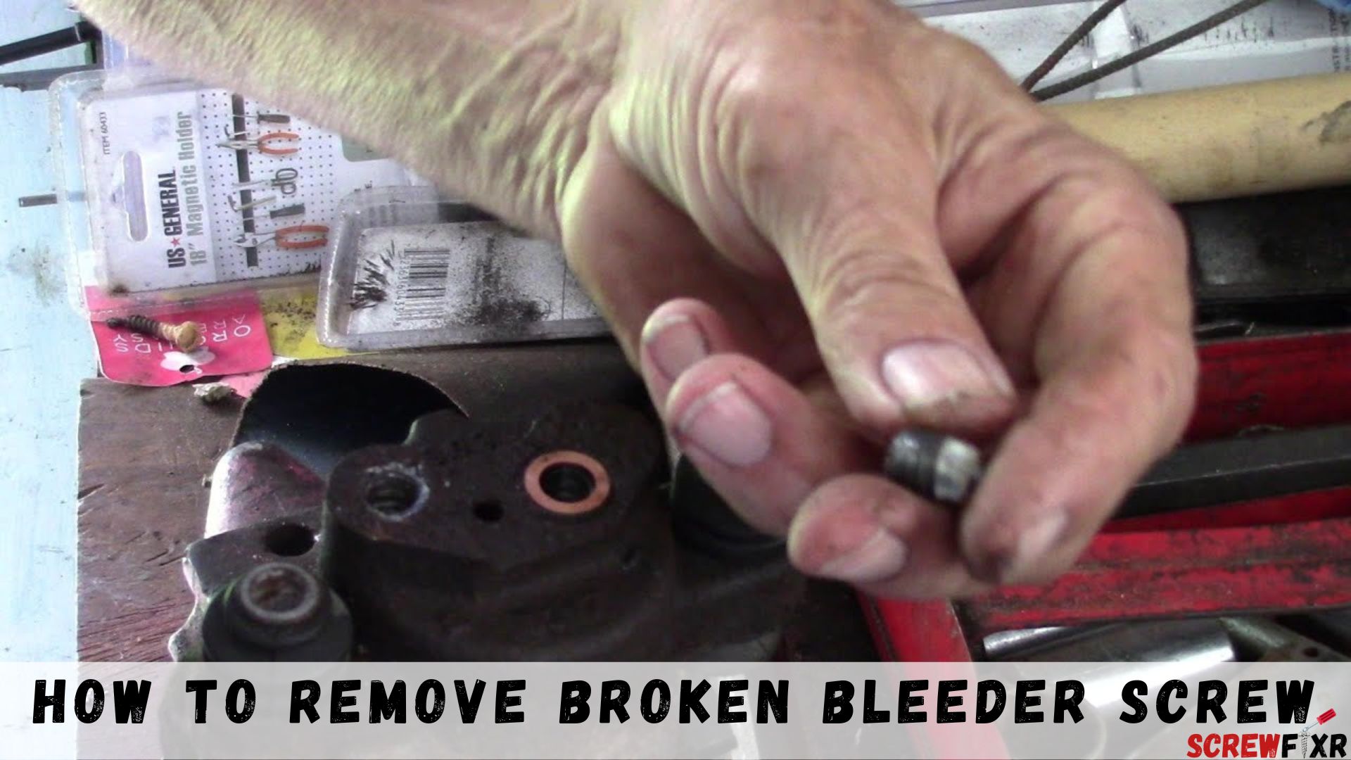 How to Remove Broken Bleeder Screw