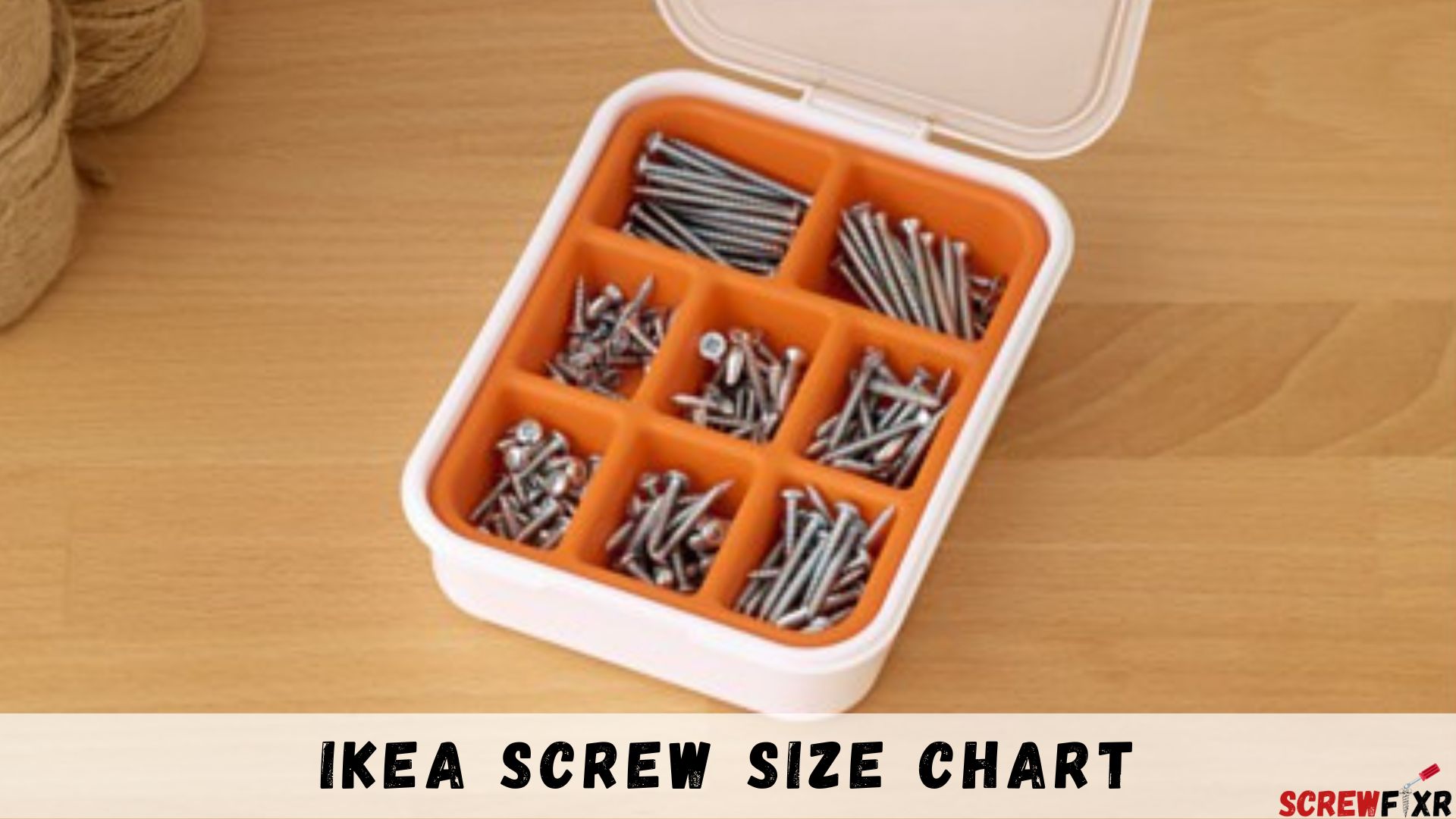 IKEA Screw Size Chart